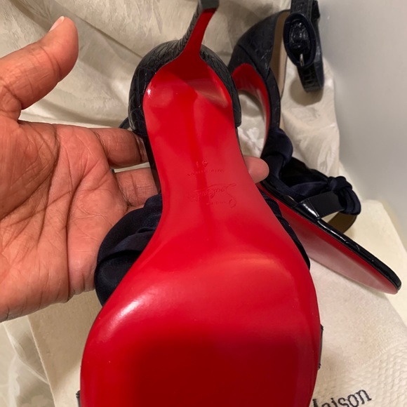 Christian Louboutin navy blue - Picture 6 of 16